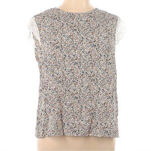 SHEIN Floral Lace Sleeve Women's Peplum Top